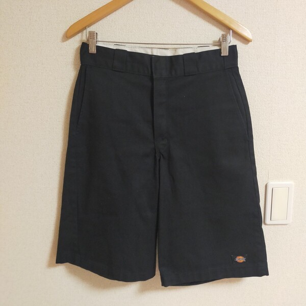 DICKIES ディッキーズ 42274BK Loose Fit ルーズフィット ハーフパンツ ワークパンツ W30 ブラック(黒)
