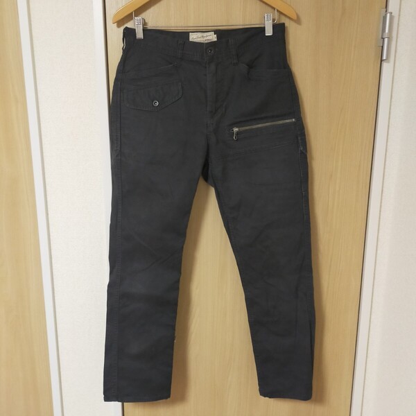AVIREX アヴィレックス 6156101 STRETCH DOBBY 8POCKET PANTS ストレッチドビー8ポケット ミリタリーパンツ カーゴパンツ M ブラックカモ