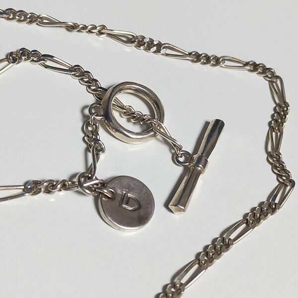 GARNI ガルニ no.3 フィガロチェーンネックレス Tバー silver925/シルバー925