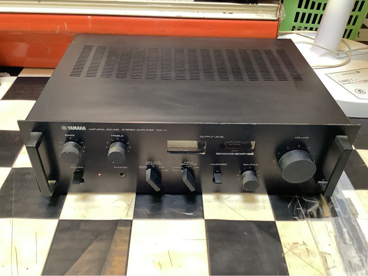 昭和レトロアンプ YAMAHA ヤマハ CA-V1 プリメインアンプ 美品 Yahoo!オークション -「yamaha ca-v1」(オーディオ機器) の落札