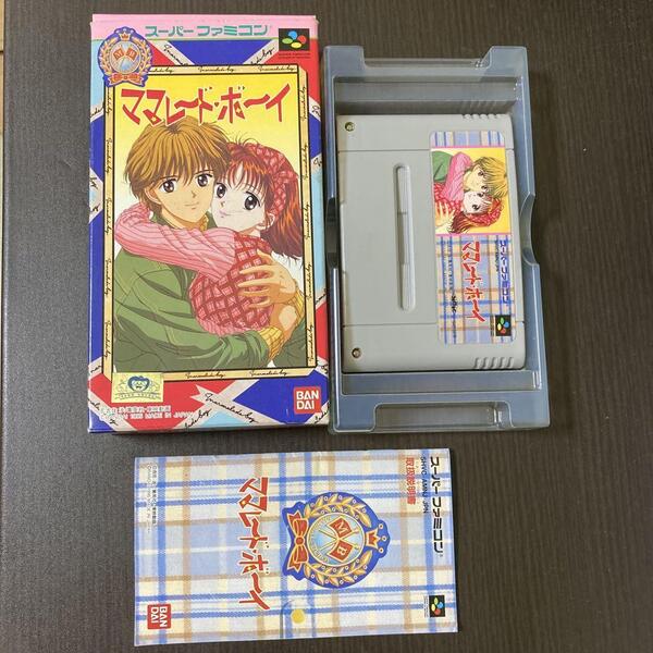 ゲーム レトロ ママレード・ボーイ箱、説明書、ソフト スーパーファミコン SFC