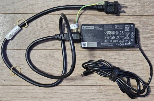 送料無料 レノボ Lenovo純正ACアダプター ノートパソコン Type-C 65W ADLX65YAC3D SA10R16928 5A10W86261 充電器 20V 3.25A USB-C 匿名配送