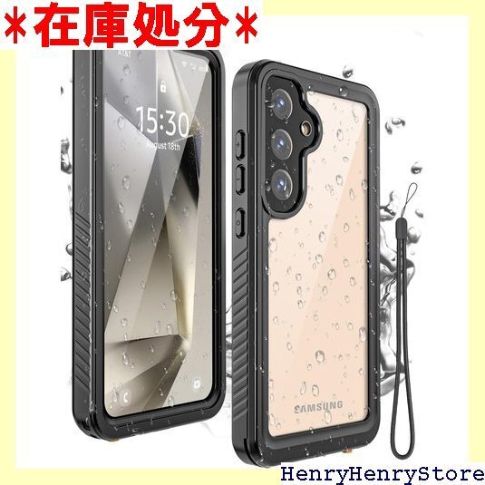 Miimall 対応 Galaxy S25 防水ケース 中 両面カバー 背面クリアカバー ギャラクシー S25用 2559