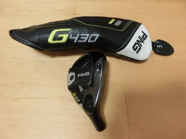 PING ピン G430 HL ハイブリッド #5 26° ヘッドのみ ヘッドカバー付き ユーティリティー 5U 5H High Launch ハイ ローンチ