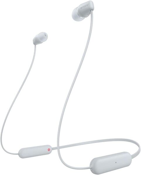 ソニー SONY ワイヤレスイヤホン ワイヤレス イヤホン Bluetooth 対応 25時間スタミナ IPX4防滴 DSEE搭載 ホワイト WI-C100