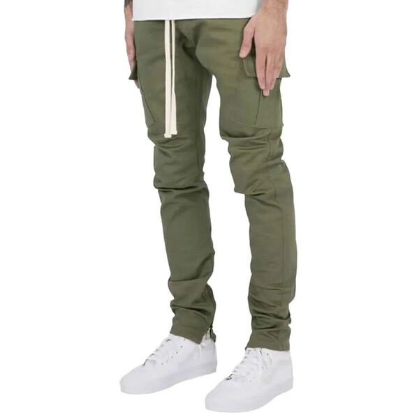mnml ZIP CARGO DRAWCORD PANTS カーゴパンツ ストレッチ ミニマル sサイズ