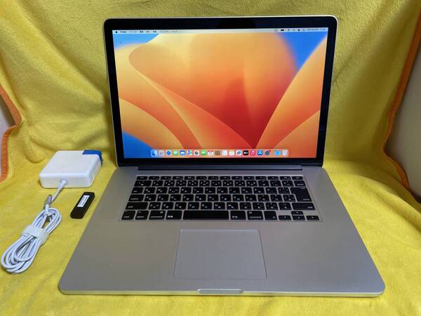 完動美品, デュアル OS! MacBook Pro Retina Early 2013, 15 inch, Core i7 2.7GHz, 256GB SSD, 16GB RAM, ME665J/A, dGPU搭載