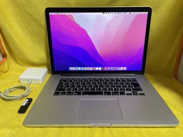 動作ジャンク! MacBook Pro mid 2015, 15.4 inch Retina, Core i7 2.2 GHz, 16GB RAM, 256GB SSD, MJLQ2J/A