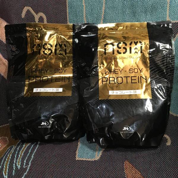 NSM natural shape muscle WHEY SOY PROTEIN ホエイ ソイ プロテイン チョコレート味 700g 2袋