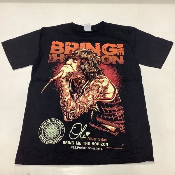 SR5A1 ブリング・ミー・ザ・ホライズン オリヴァー・サイクス バンドTシャツ Mサイズ BRING ME THE HORIZON Oliver Sykes 半袖Tシャツ