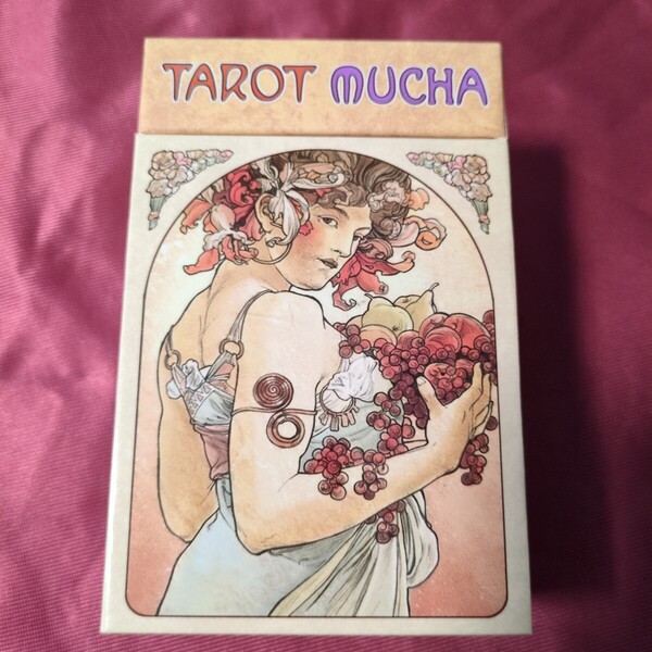 タロットカード Lo Scarabeo タロット ミュシャ Tarot Mucha 6カ国版解説書付き