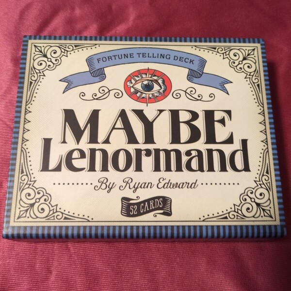 Maybe Lenormand: Fortune Telling Deck 英語版解説書付き