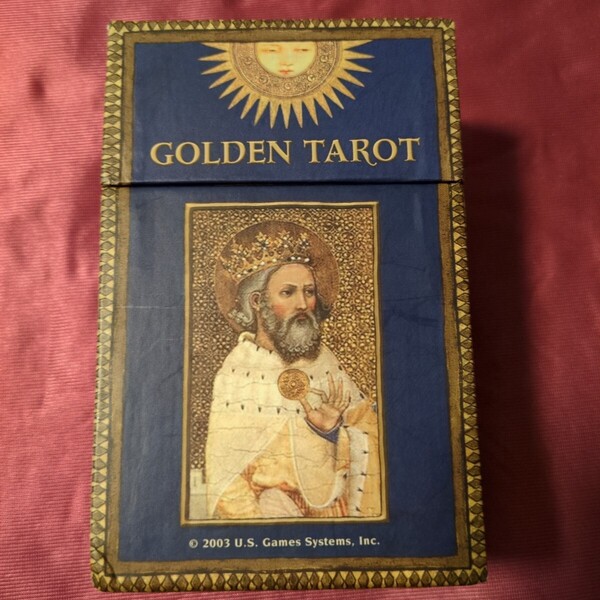 Golden Tarot 英語版解説書付き