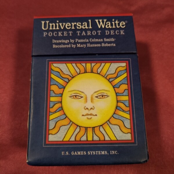 Universal Waite Pocket Tarot Deck 英語版解説書付き