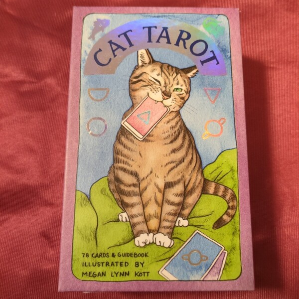 Cat Tarot: 英語版解説書付き
