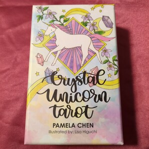 クリスタルユニコーンタロットカード 輸入品 LUNA prospetry Pamela Chen