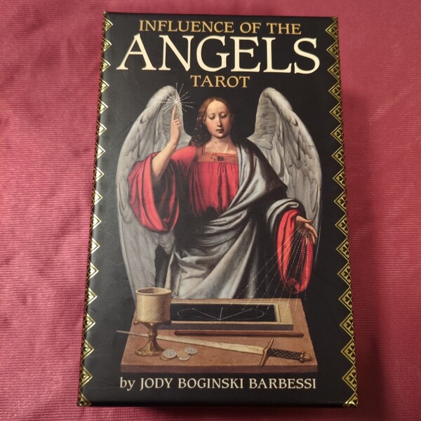 Influence of the Angels Tarot 英語版解説書付き