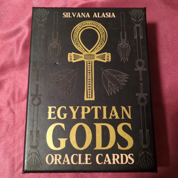 Egyptian Gods Oracle Cards エジプト 神 オラクル 占い 5カ国版解説書付き