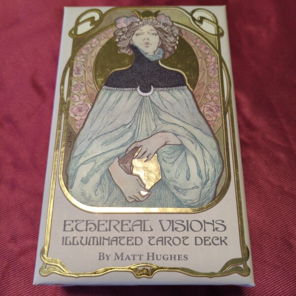 Ethereal Visions Illuminated Tarot Deck 英語版解説書付き
