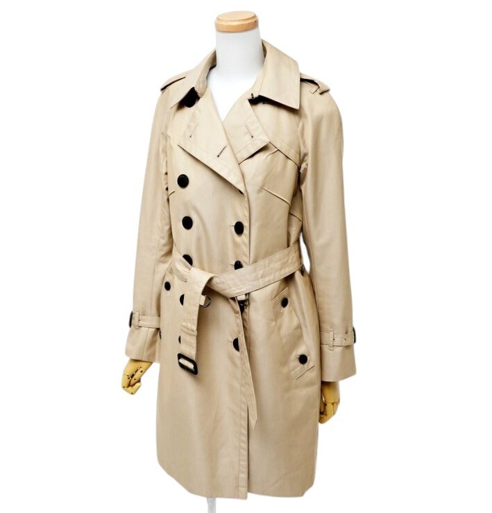 Aquascutum トレンチコート ベージュ　英国製　美品 AQUASCUTUM / アクアスキュータム | チェックライナー付き