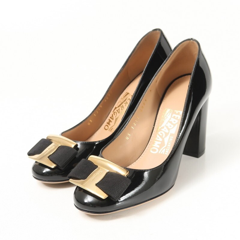【極美品】サルヴァトーレフェラガモ イタリア製 size5D 22.5cm相当 極 美品 Salvatore Ferragamo サルヴァトーレフェラガモ