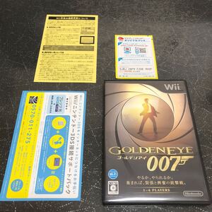 【美品-チラシ3枚付-匿名送料無料】 ゴールデンアイ 007 Wii【K-1153】
