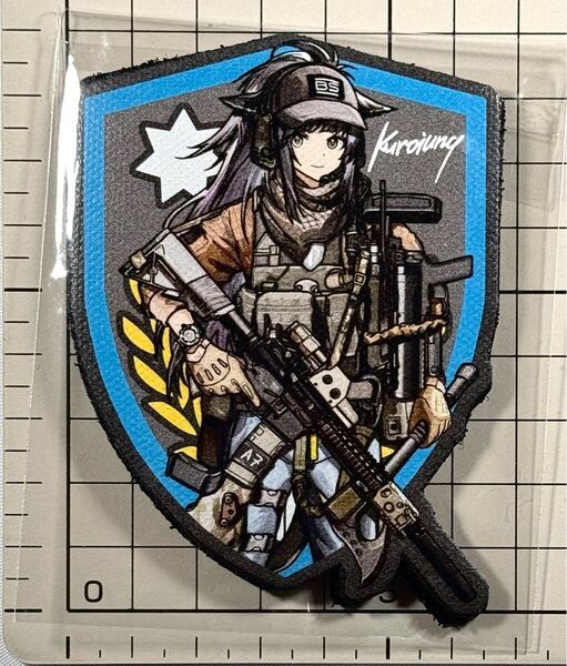 国内未発売 正規品(Tactical Nights series) ジェシカ レザー調ベルクロパッチ ■ アークナイツ ワッペン サバゲー 痛ワッペン