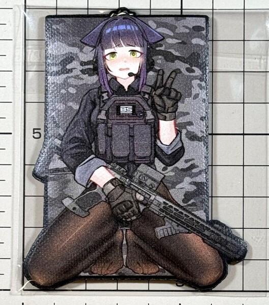 国内未発売 正規品(Tactical Nights series) ジェシカ 蹲踞 レザー調 ベルクロパッチ ■ アークナイツ タイツ ワッペン サバゲー