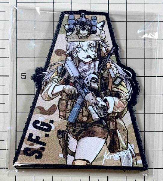 国内未発売 正規品(Tactical Nights series) ラップランド レザー調ベルクロパッチ ■ アークナイツ ワッペン サバゲー 痛ワッペン