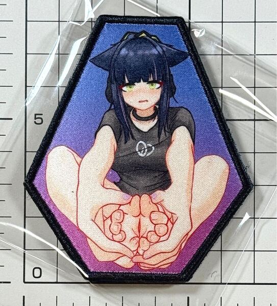 国内未発売 正規品(Tactical Nights series) ジェシカ Feet-pussy ベルクロパッチ 裸足Ver. ■アークナイツ ワッペン サバゲー