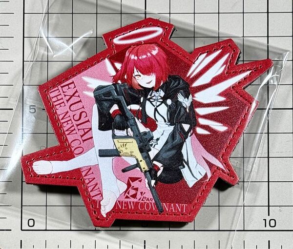 国内未発売 正規品(Tactical Nights series) エクシア レザー調ベルクロパッチ ■ アークナイツ ワッペン 足裏 トレンカ