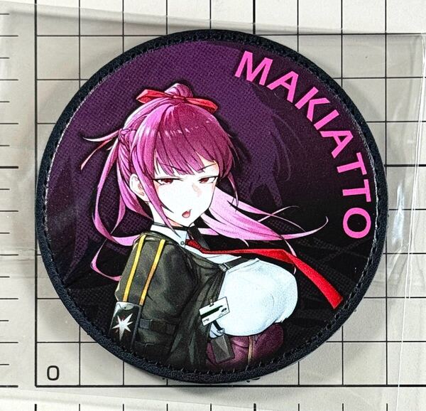 国内未発売 正規品 マキアート レザー調ベルクロパッチ ■ ドールズフロントライン WA2000 ワルサー ドルフロ ワッペン サバゲー