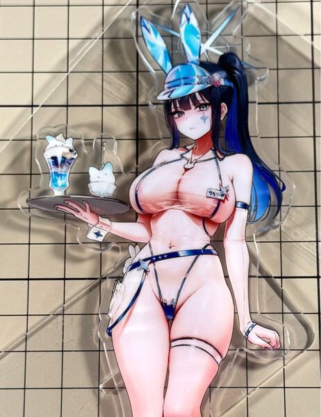 正規品 韓国同人イベント限定 チョチョミ(chochomi)先生描き下ろし サオリ 両面アクリルフィギュア ■ ブルアカ ブルーアーカイブ