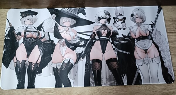 ニーア オートマタ NieR:Automata 2B マウスパッド プレイマット デスクマット 300mm×600mm アニメ 勝利の女神 ニケ NIKKE 美女