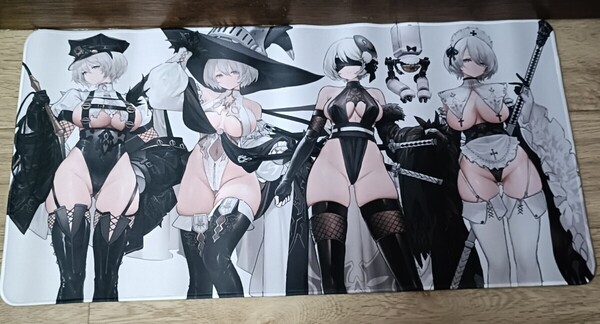ニーア オートマタ NieR:Automata 2B マウスパッド プレイマット デスクマット 300mm×600mm アニメ 勝利の女神 ニケ NIKKE 美女