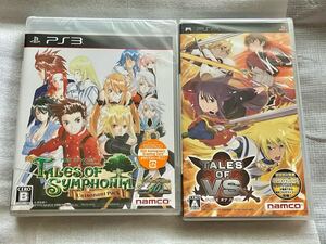 未開封PSP,PSPソフト二点セット◯「テイルズ オブ シンフォニア ユニゾナントパック」「テイルズ オブ バーサス」◯Tgs19g
