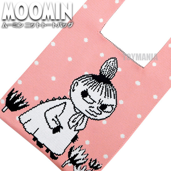送料無料 ムーミン ニット トートバッグ レディース キッズ ニットバッグ エコバッグ ミニトートバッグ MOOMIN グッズ リトルミイ ミィ□