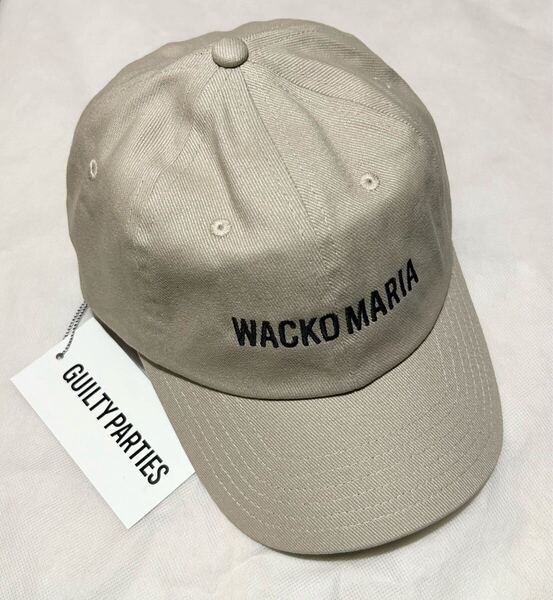 WACKO MARIA 6 パネル ワコマリア キャップ ベージュ Panel Cap