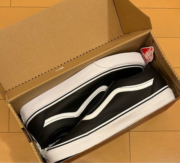 vans バンズ old school オールドスクール ブラック レザー 27 cm