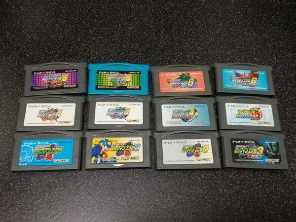 ■即決■GBAソフト「ロックマンエグゼ」全12本セット、カセットのみ■