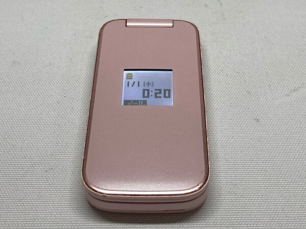 概ね美品 docomo ドコモ F-01G FUJITSU 富士通 FOMA らくらくホン 携帯電話 ガラケー ピンク e577c77dd
