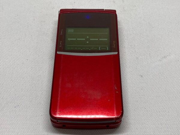 概ね美品 docomo ドコモ N706ie NEC 日本電気 FOMA 携帯電話 ガラケー レッド e860c91dd