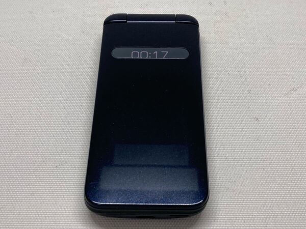 美品 au GRATINA KYF37 KYOCERA 京セラ 携帯電話 ガラケー ネイビーブラック e02c339dd