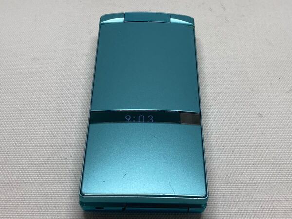 美品 SoftBank ソフトバンク 007SH AQUOS PHONE SHARP シャープ 携帯電話 ガラケー ミスティブルー f02a287dd