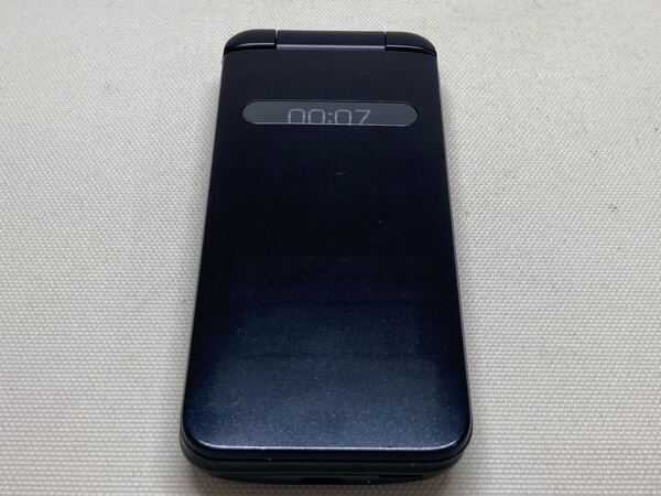 美品 au GRATINA KYF37 KYOCERA 京セラ 携帯電話 ガラケー ネイビーブラック f02a301dd