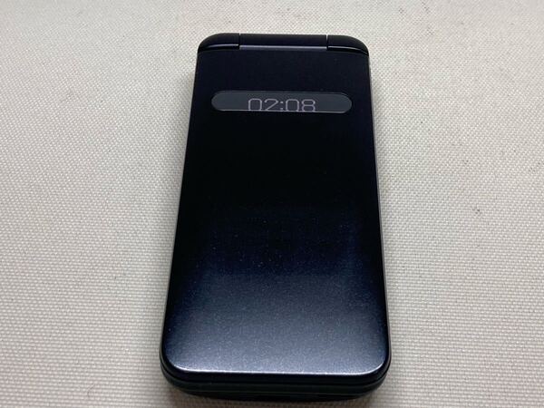 概ね美品 au GRATINA KYF37 KYOCERA 京セラ 携帯電話 ガラケー ネイビーブラック f01b357dd