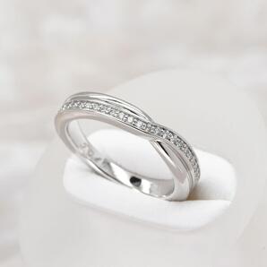 37011 ★HARRY WINSTON★ トリストワンロウ バンドリング 定価62万超