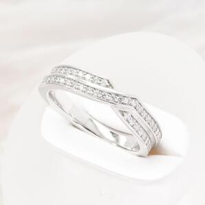 37009 ★HARRY WINSTON★ トリスト ツーロウ バンドリング 定価89万