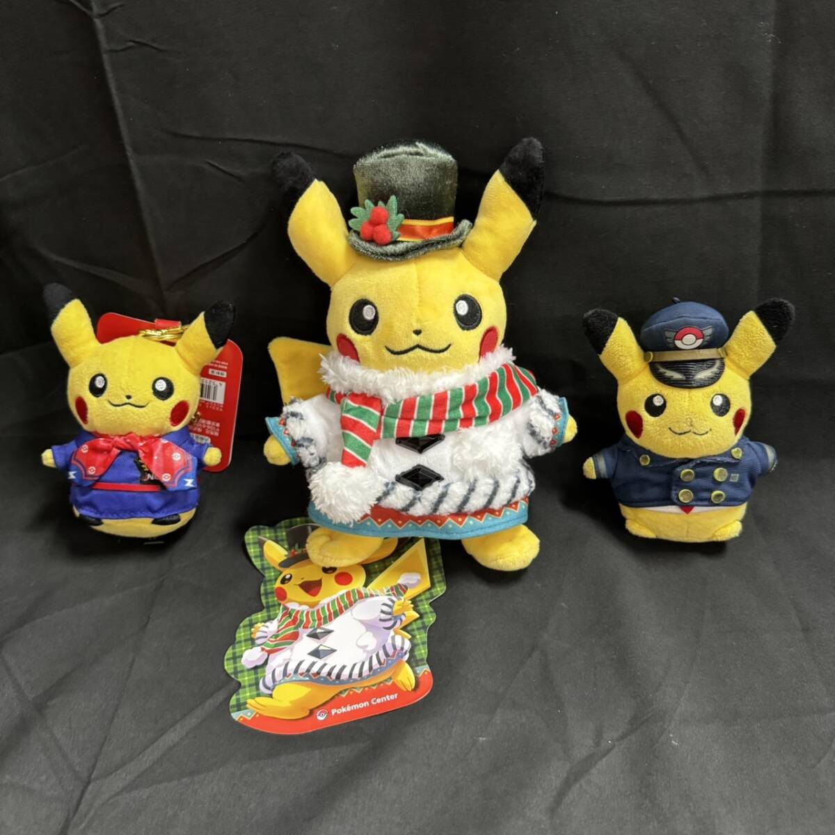 ピカチュウ TOMY製 当時物 クリスマスver Yahoo!オークション -「ピカチュウ ぬいぐるみ クリスマス