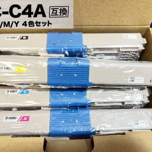 送料無料 OKI 用互換トナーカートリッジ TC-C4A 4色セット レーザープリンター 周辺機器 インク 訳有り